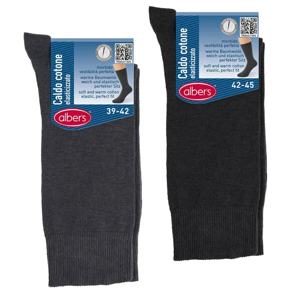 Beikircher Grünland Alber calzini uomo cotone 39-42 caldo