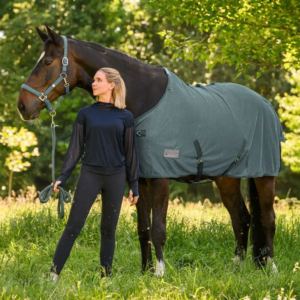 Comfort coperta antimosche cavallo con cinghie incrociate