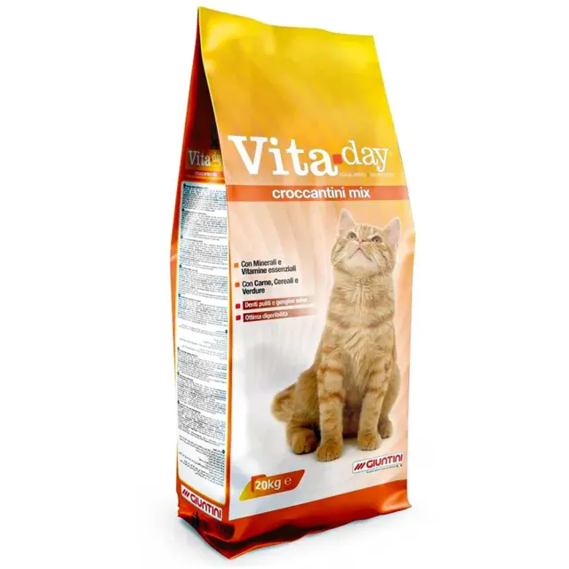Beikircher Vitaday Croccantini Mix crocchette gatto 2 kg miste