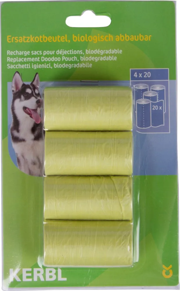 Beikircher Grünland Sacchetti Cane Verdi 80 Pezzi 31x22
