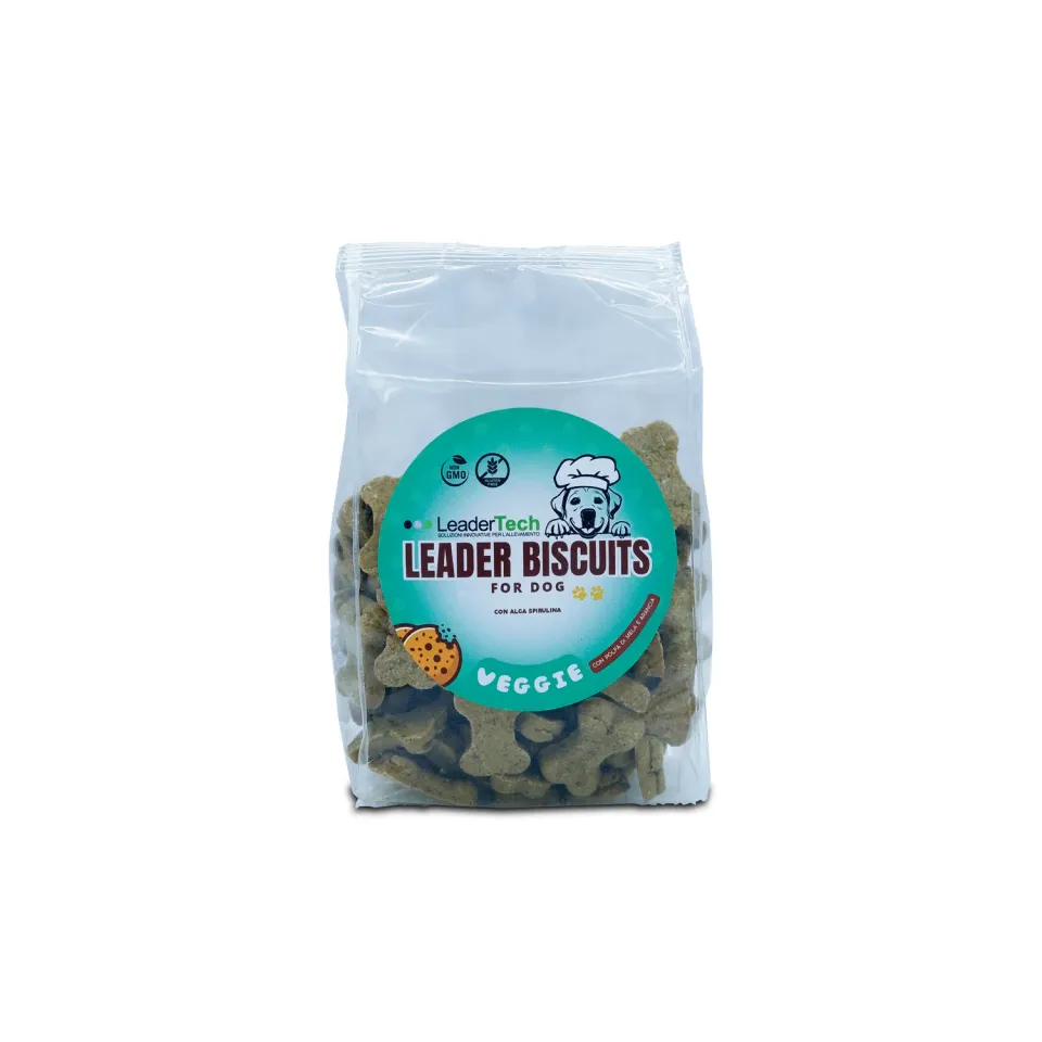 Leadertech LeaderBiscuit Dog biscotti cane 400 g veggie