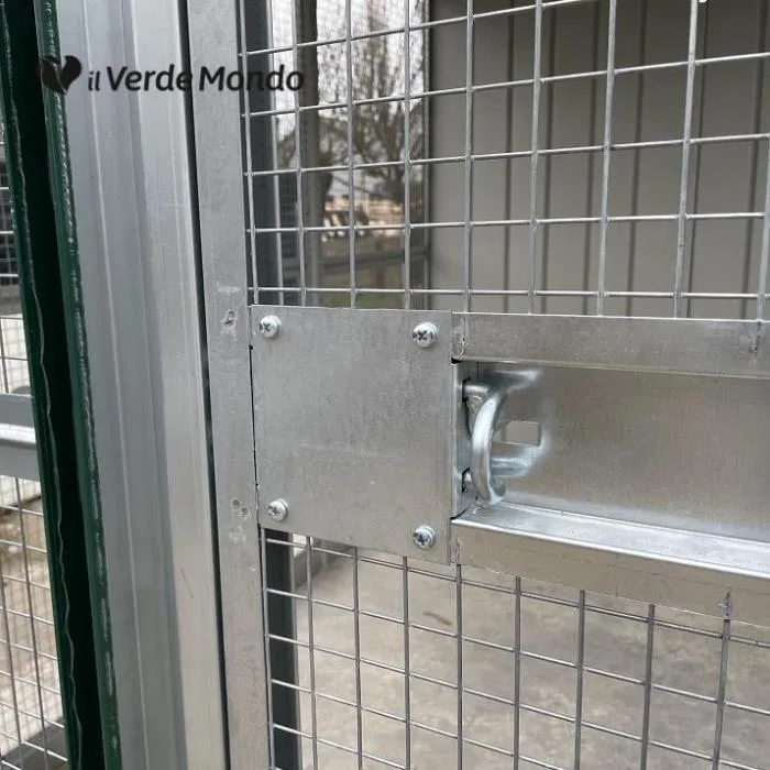 Il Verde Mondo recinto coperto galline rete 2x2 191x191