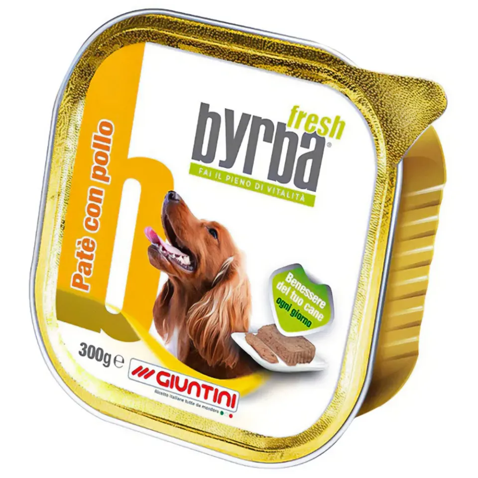Byrba Paté cibo umido cane pollo 300g completo