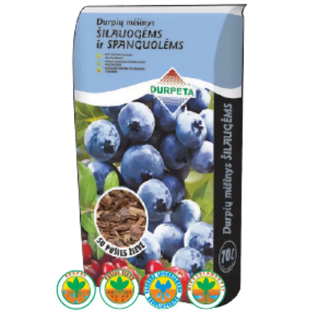 Durpeta torba acida 70L per mirtilli e cranberry