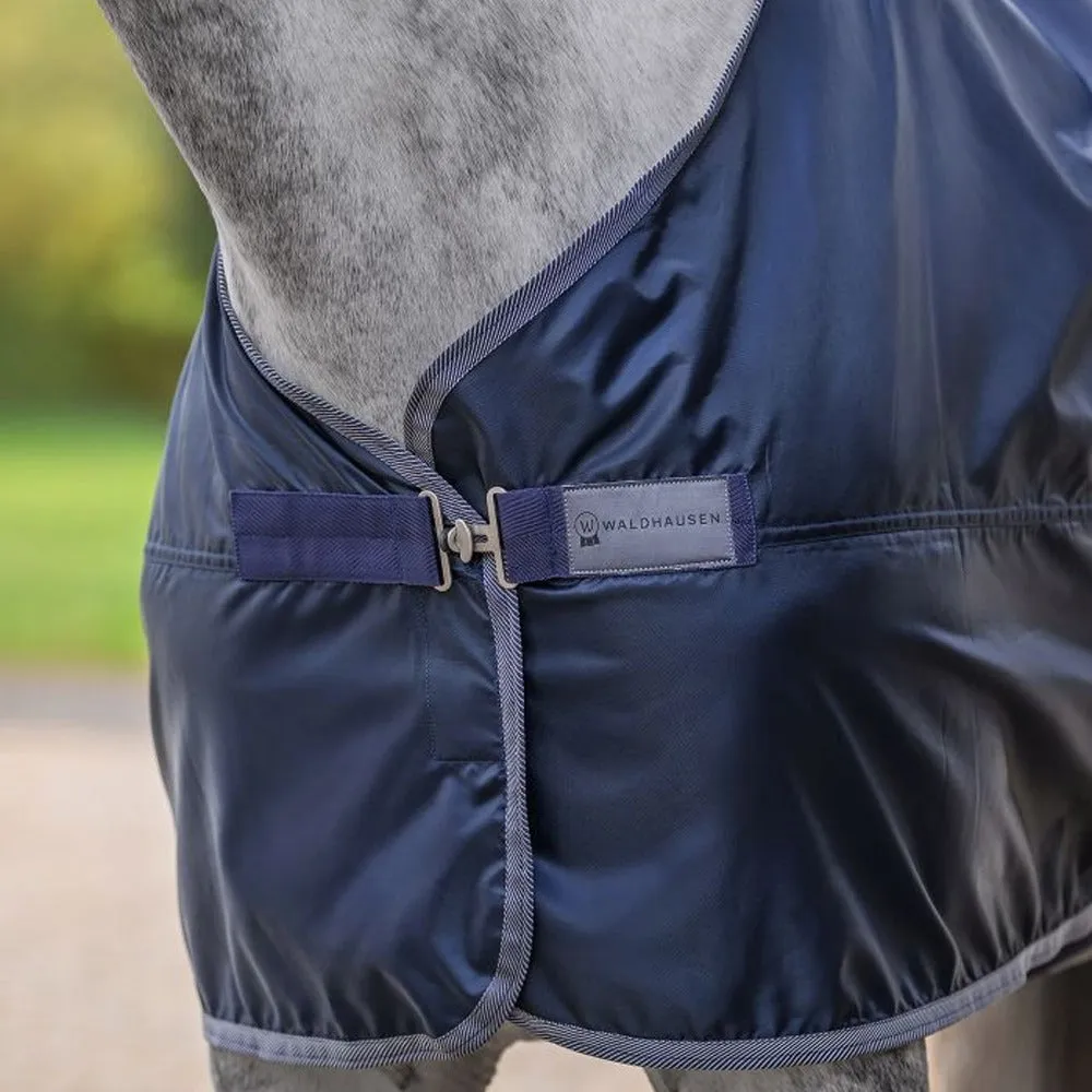 Economic coperta cavallo pioggia impermeabile 135 cm blu