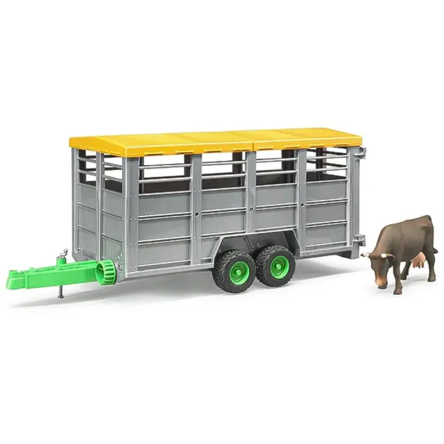 Bruder Trasporto Animali con Mucca giocattolo fattoria