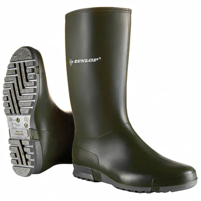Dunlop Sport Retail Classic stivali lavoro verdi senza puntale