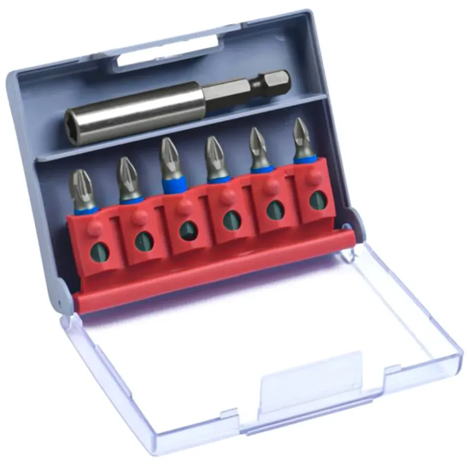 Beikircher Grünland set bit PZ 7 pezzi magnetico cassetta