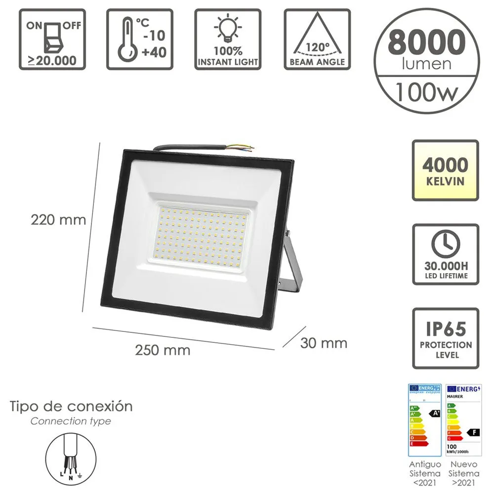 Beikircher Crystal faro LED esterno 70W luce bianca IP65