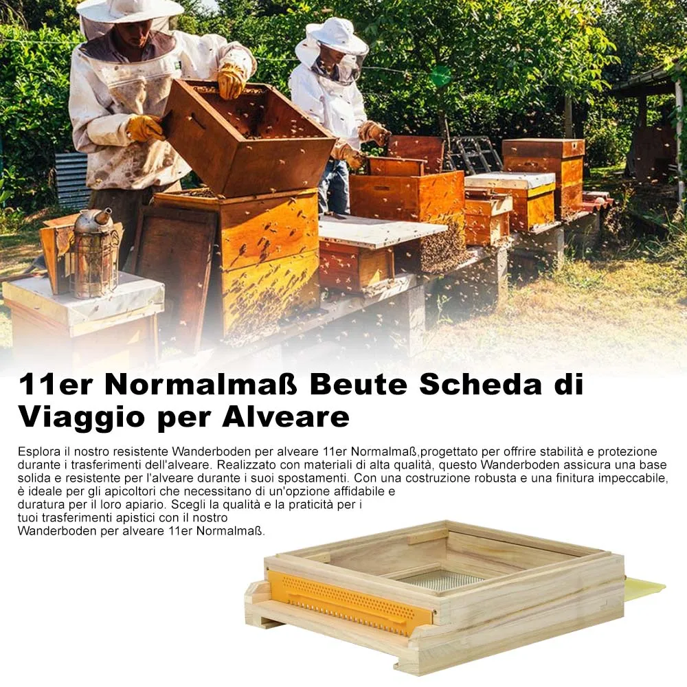 Beikircher Grünland fondo arnia legno Normalmaß 11 favi nomadi