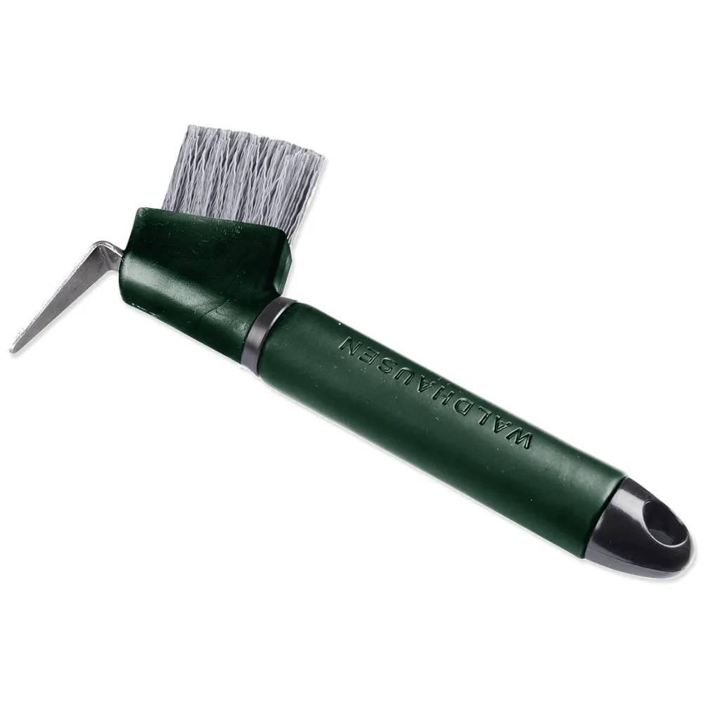 Beikircher Grünland spazzola cavallo setole dure 18 cm nera