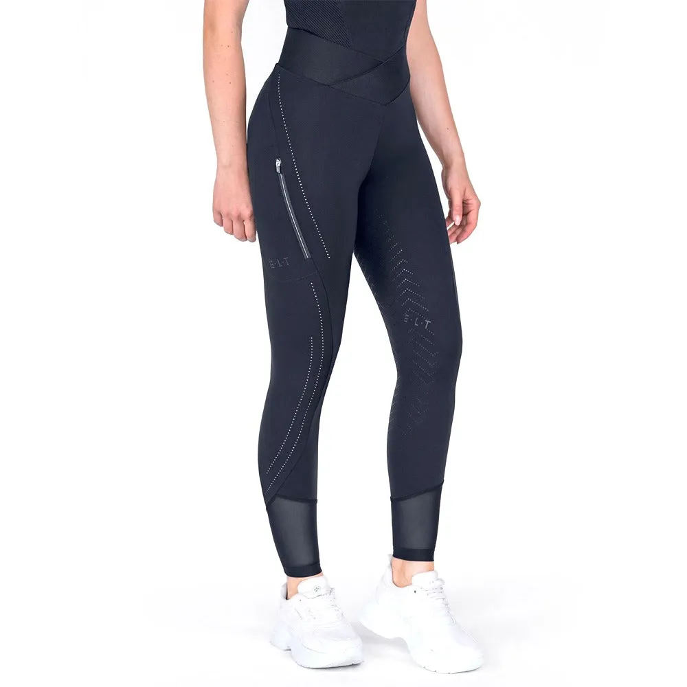 ELT Pia leggings equitazione neri silicone full grip