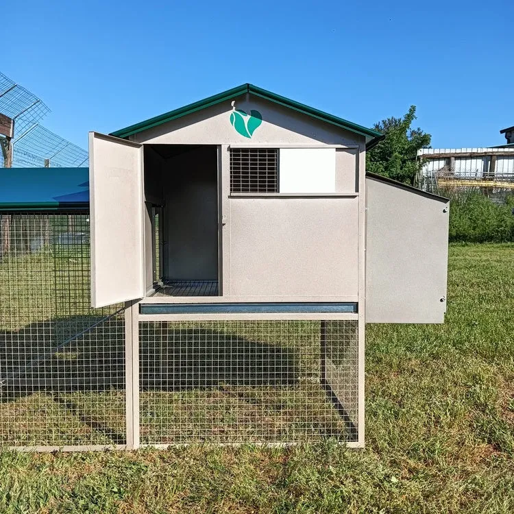 Il Verde Mondo Padovana pollaio ferro 160 cm per 4 galline