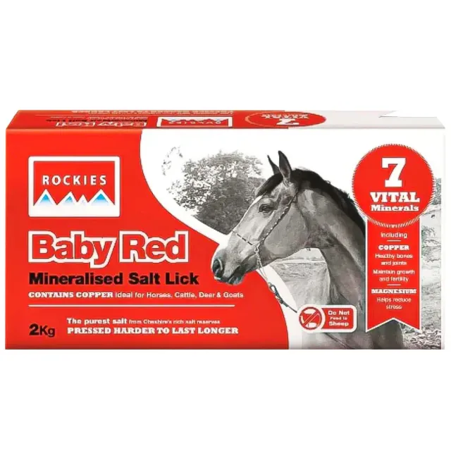 Rockies Baby Red blocco sale minerale 2kg zinco