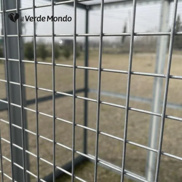 Il Verde Mondo recinto coperto galline rete 2x2 191x191