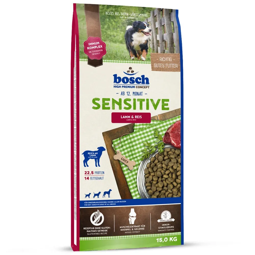 Bosch HPC Sensitive Crocchette Agnello Riso 1Kg Digestione