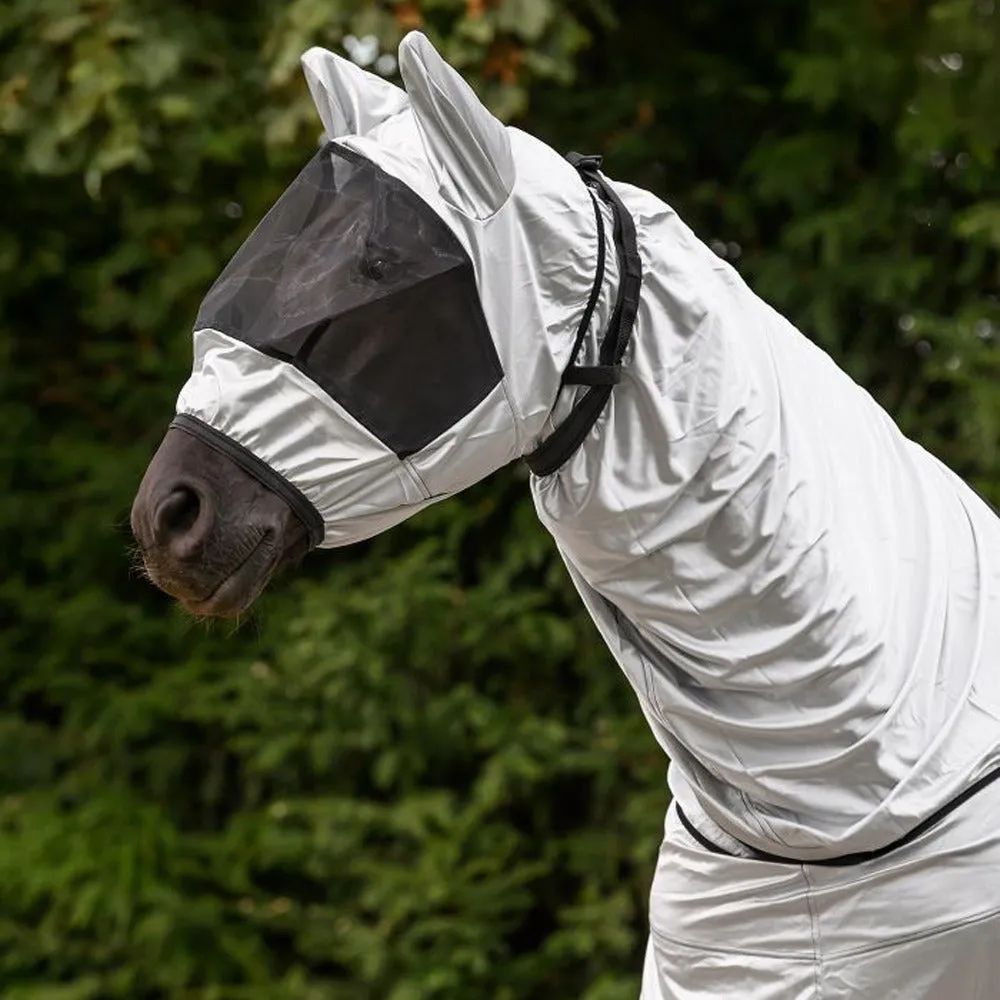 Beikircher Grünland Eczema maschera antimosche cavallo blu notte