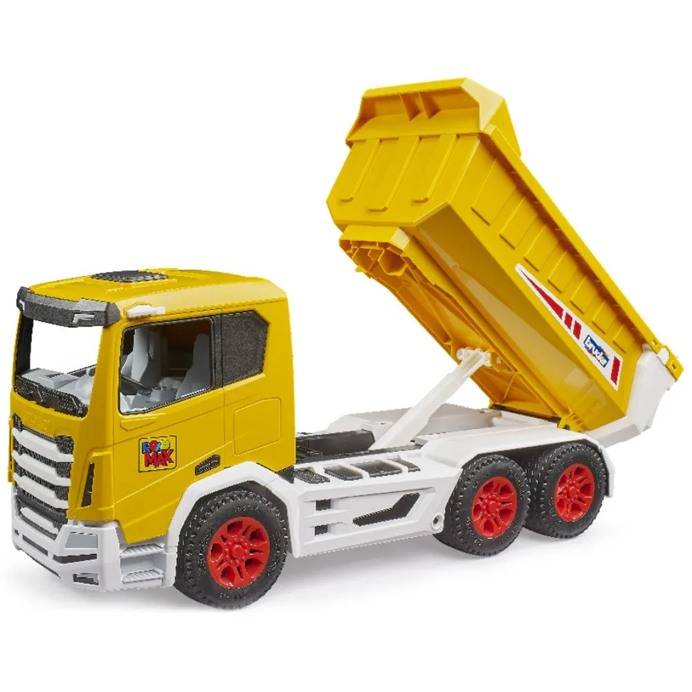 Bruder Roadmax camion ribaltabile giallo dai 2 anni