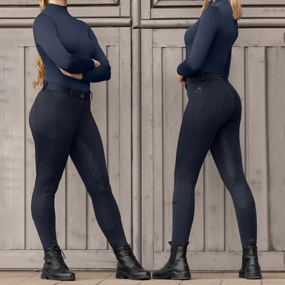 Beikircher Grünland Essential pantaloni equitazione termici donna neri D38
