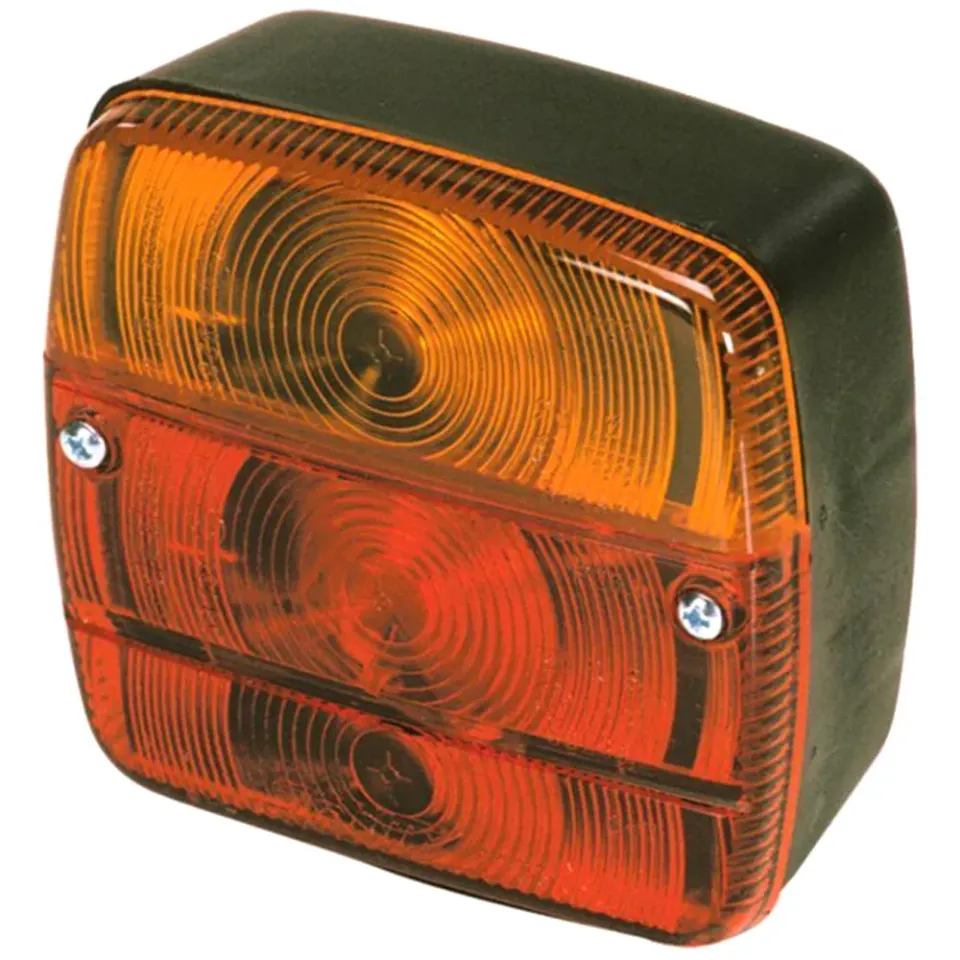Fanale posteriore alogeno trattore destro 108x103mm 4 funzioni