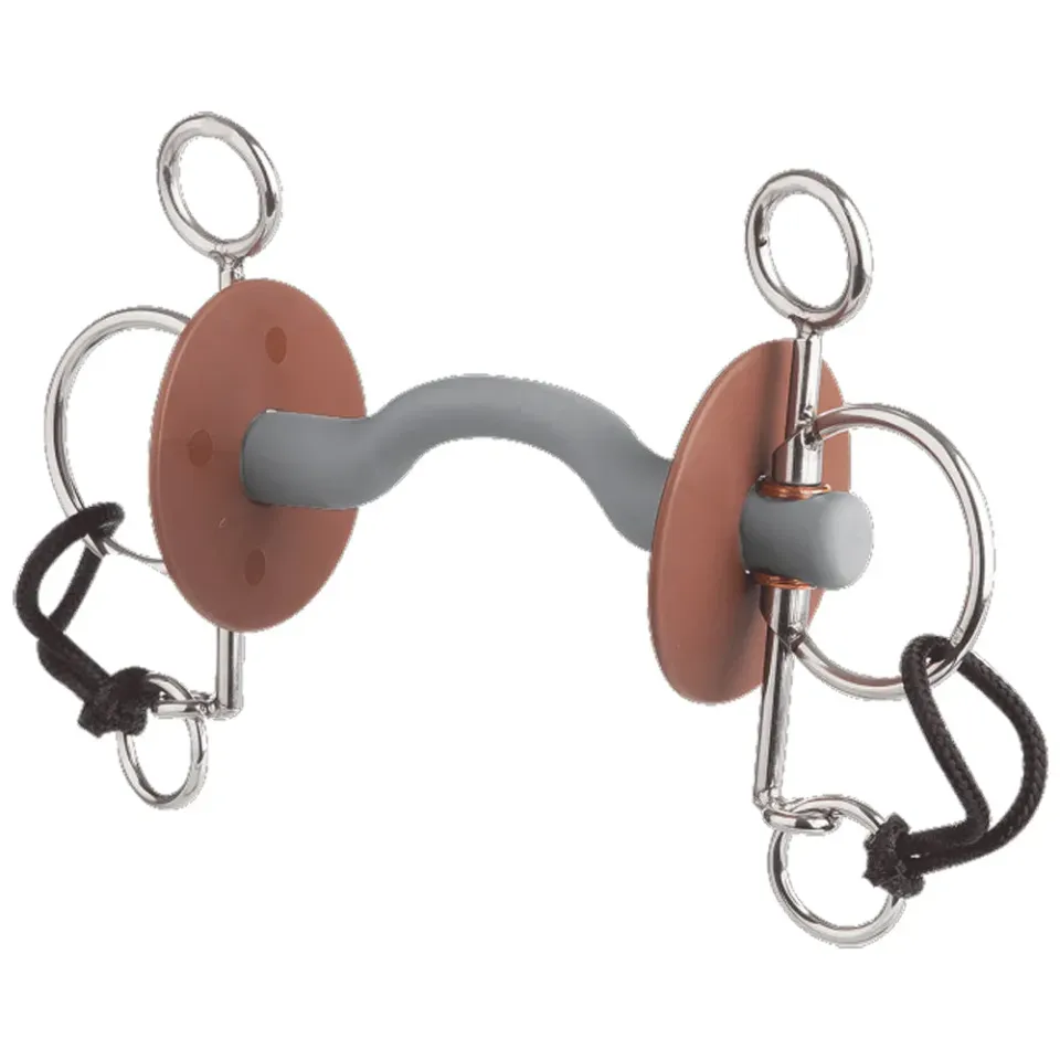 Beris Pelham lungo morso cavalli ponte lingua 140 cm morbido