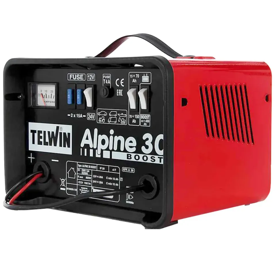Telwin Alpine 30 Boost caricabatterie avviatore 12-24V