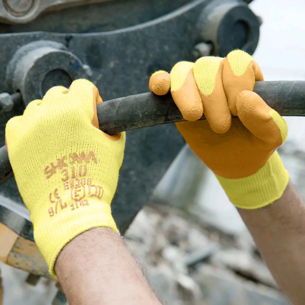 Showa 310 guanti da lavoro lattice presa antiscivolo