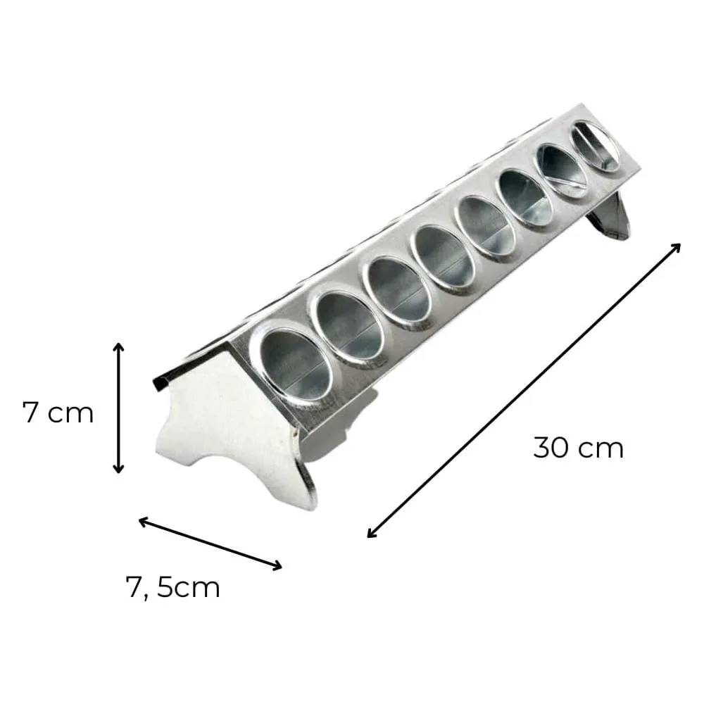 Beikircher Grünland mangiatoia pulcini 16 fori 30 cm