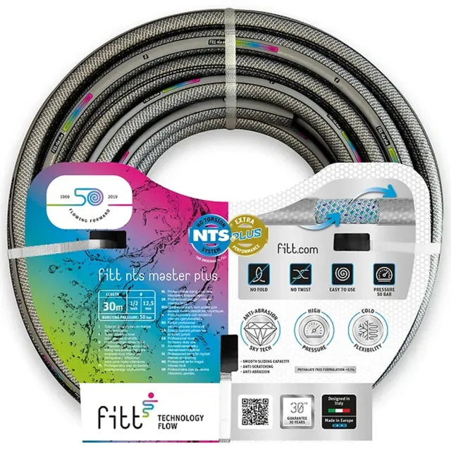 NTS Master Plus tubo giardino 1/2" antigroviglio verde 20 m