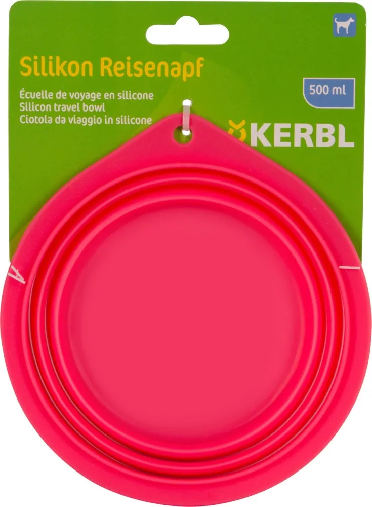 Beikircher Grünland ciotola viaggio silicone cane gatto antiscivolo