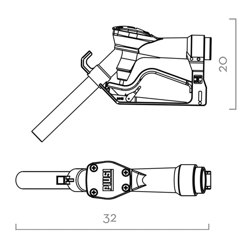 Beikircher Grünland pistola erogatrice carburante manuale