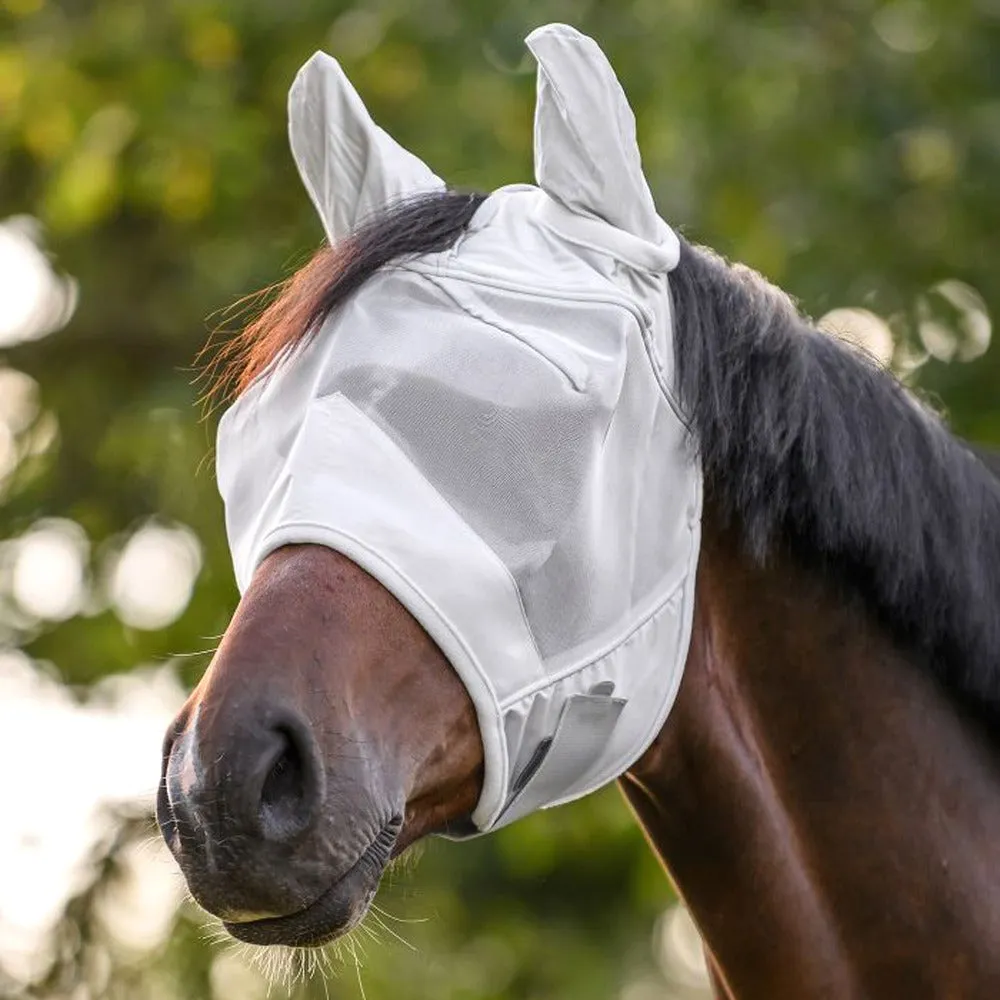 Beikircher Grünland Premium maschera antimosche cavallo nera con orecchie
