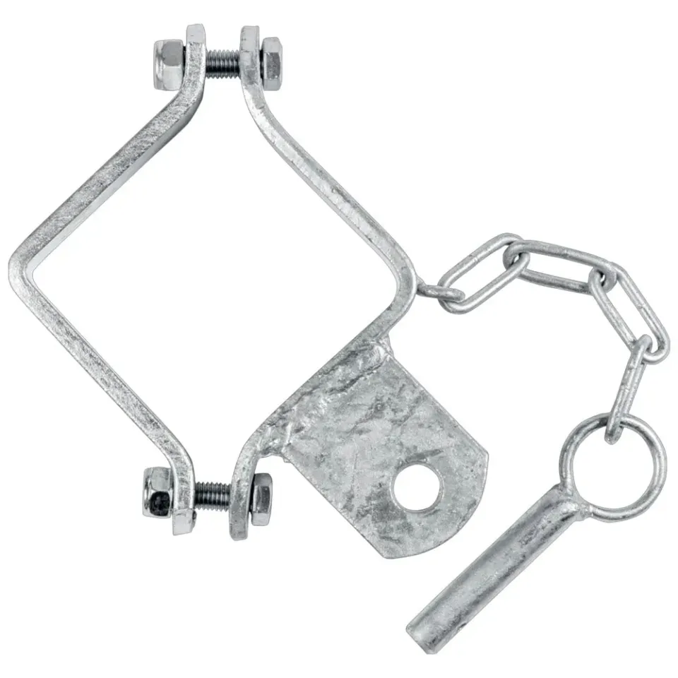 Beikircher Morsetto 90mm con supporto angolato 1 pz