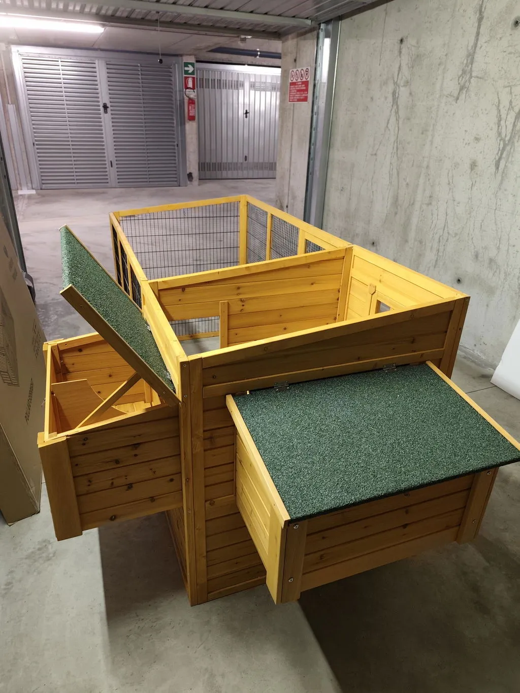 Il Verde Mondo Sebright XXL SXXL Pollaio Legno Senza Fondo