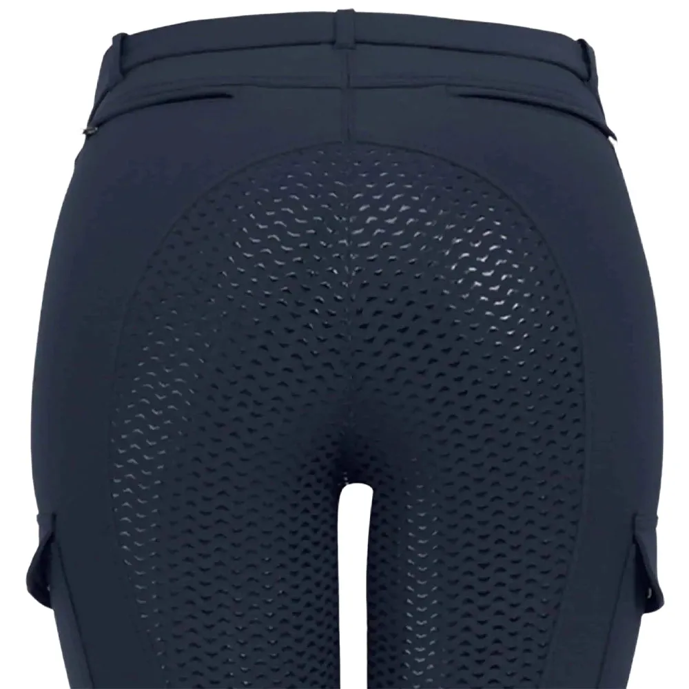 Beikircher Grünland Micro Jodhpur Cargo Pantaloni Donna Neri D42