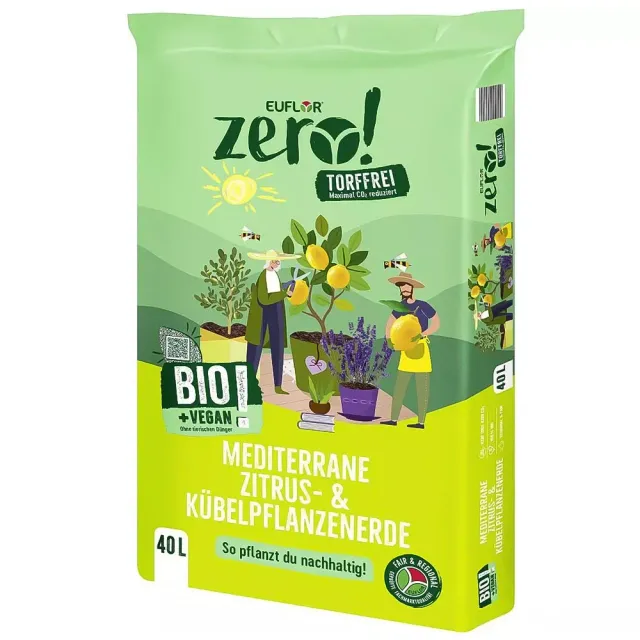 zero! Terriccio Bio Agrumi Mediterranee Senza Torba 40L