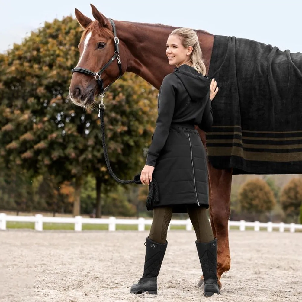 E.L.T. Rachel gonna termica equitazione donna nera trapuntata