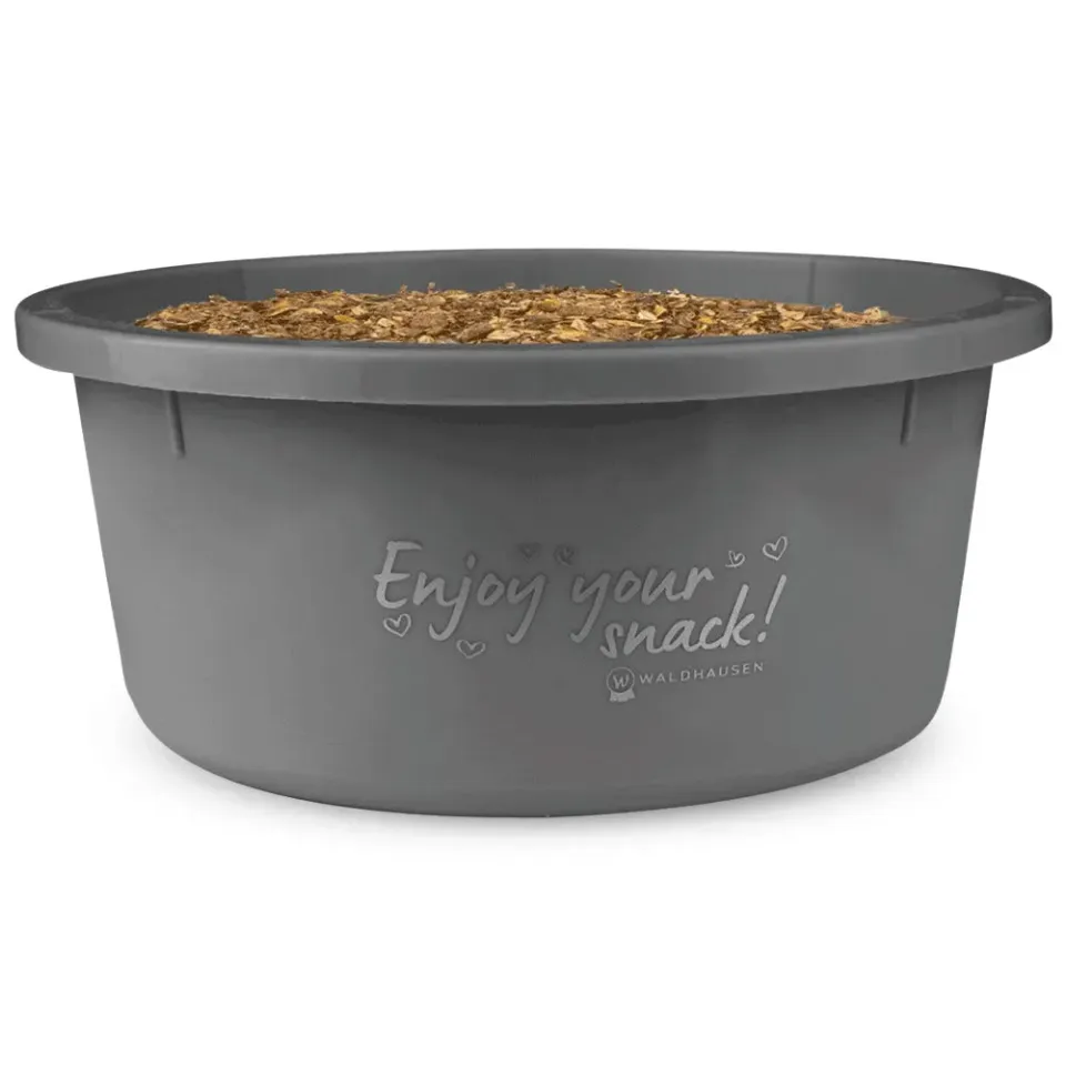 Beikircher Grunland contenitore mangime 2L con coperchio grigio