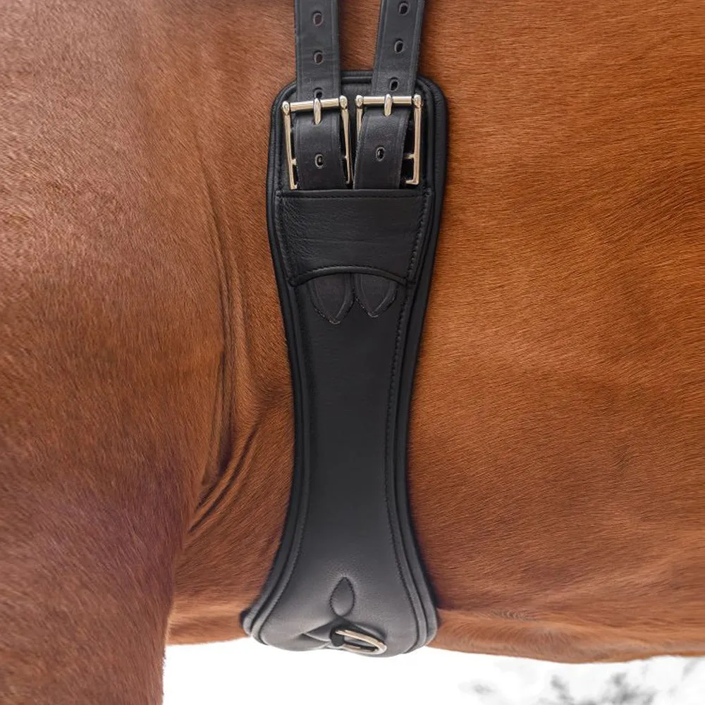 Beikircher Grünland Comfort sottopancia cuoio cavallo nero 70 cm sagomato