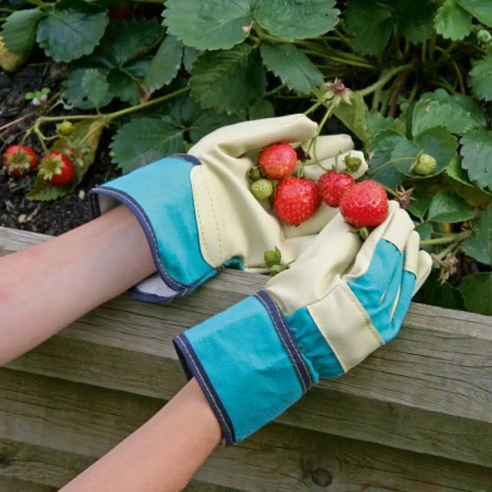 Keron Garden guanto bambini giardino pelle sintetica