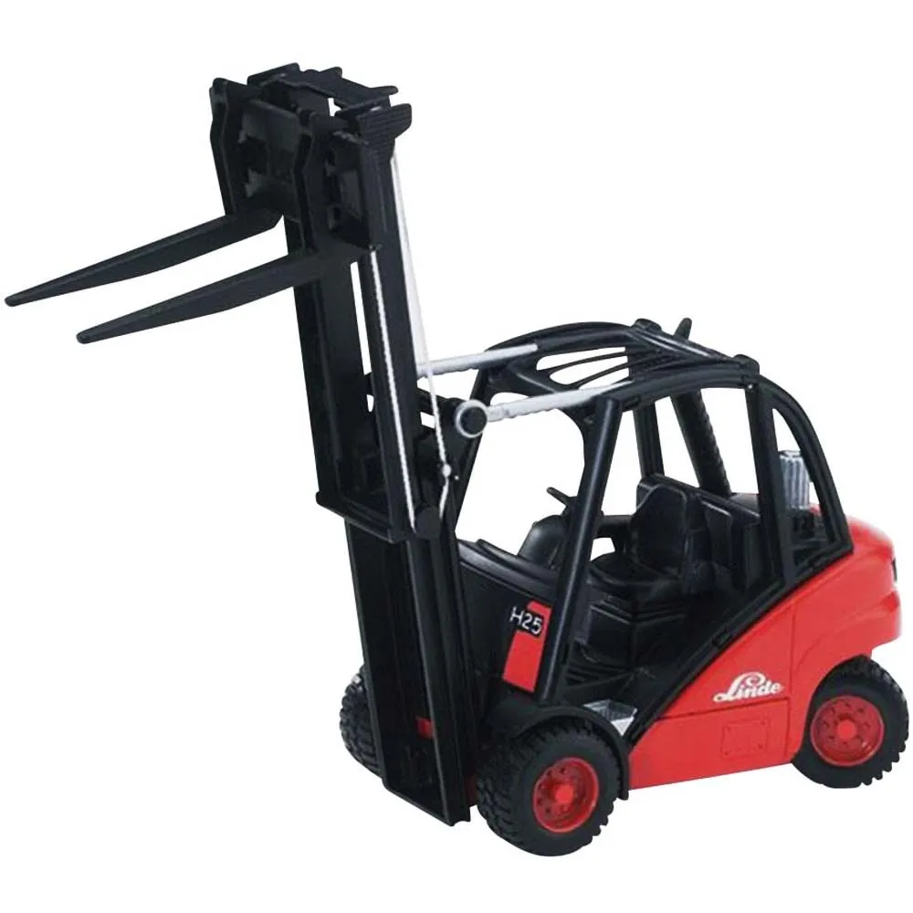 Bruder Linde H30D muletto giocattolo con pallet scala 1:16