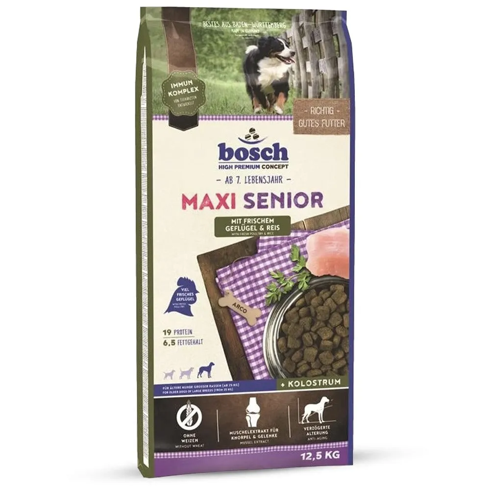 Bosch HPC Maxi Senior crocchette pollo riso 1 kg