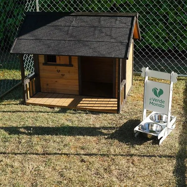 Il Verde Mondo Lassie 3,96x2,28 box cani esterno con tetto