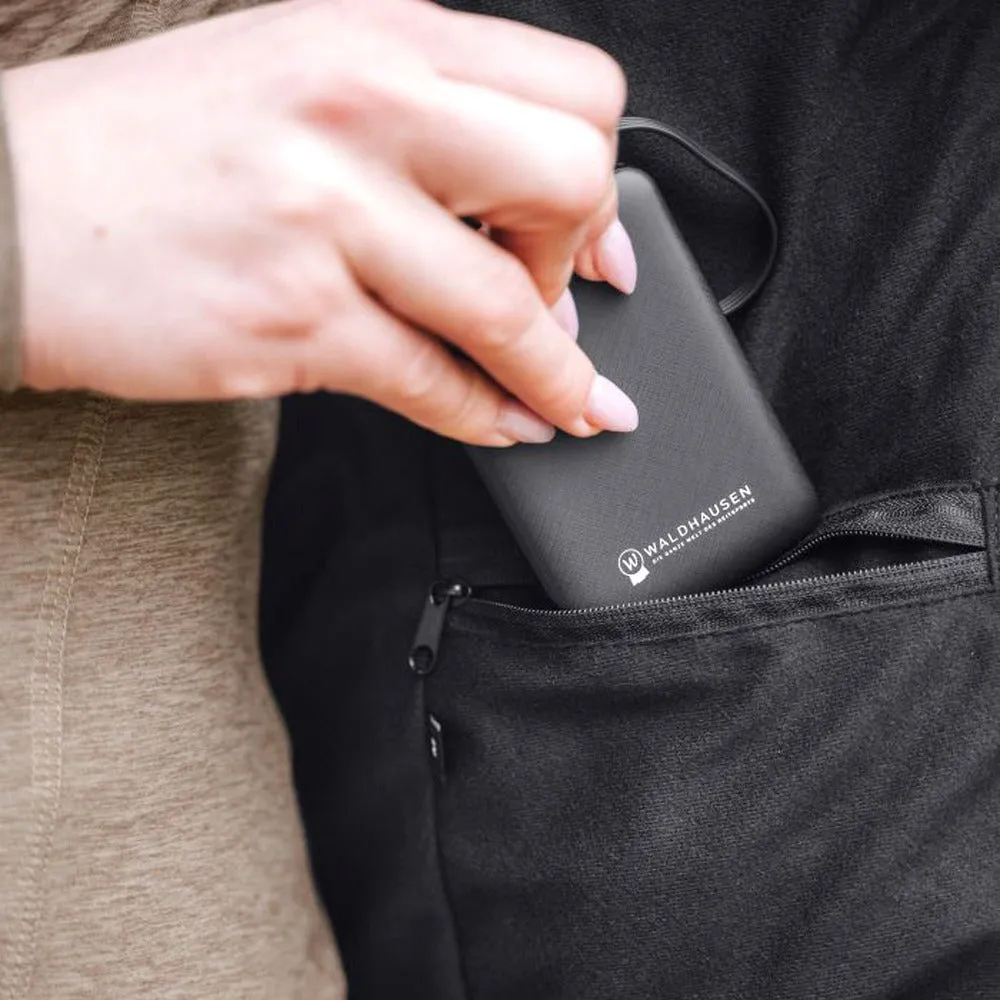 Beikircher Grünland powerbank 5000mAh nero 92x64mm ricarica rapida