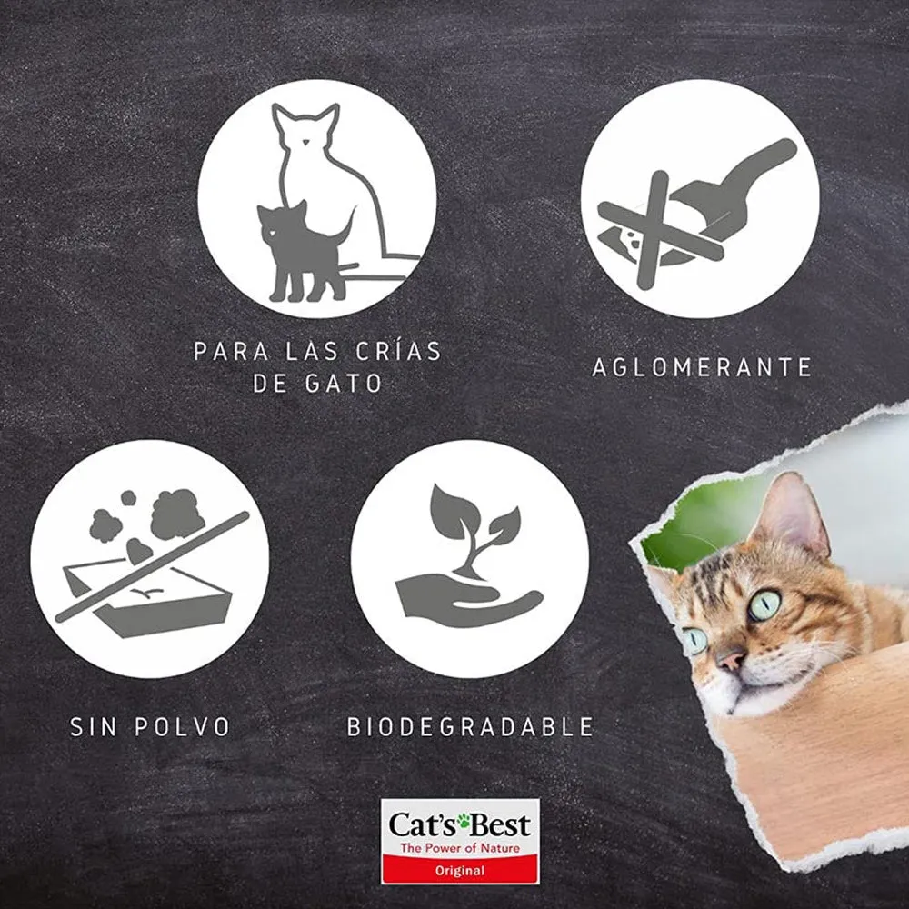 Cat's Best Original lettiera agglomerante 10 L in legno