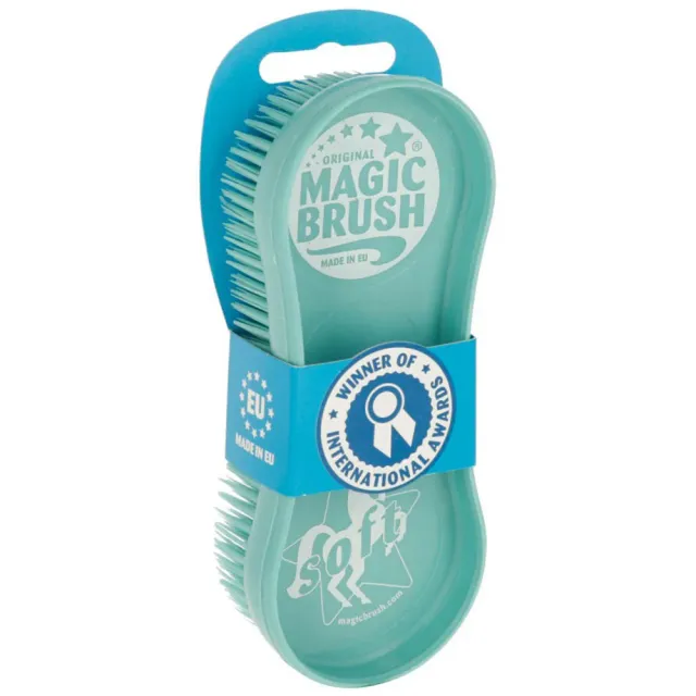MagicBrush Soft spazzola cavalli morbida turchese