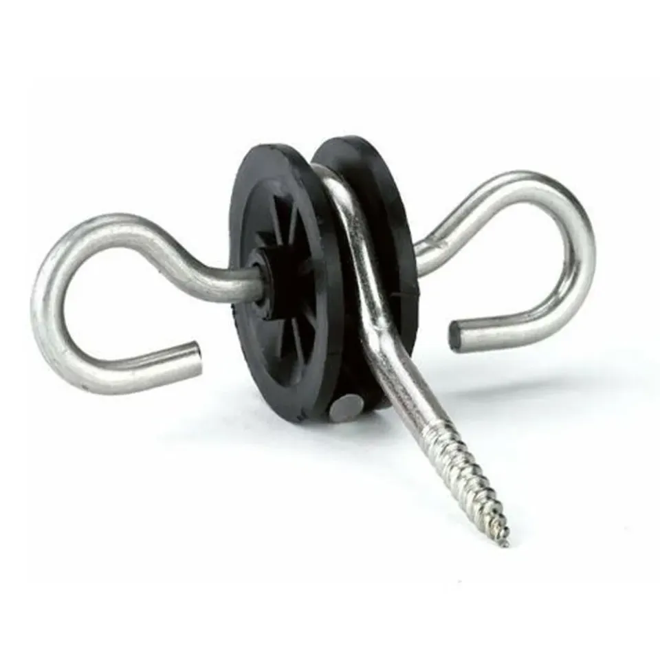 Beikircher Maniglia Isolatore per cancello 4 pezzi nero