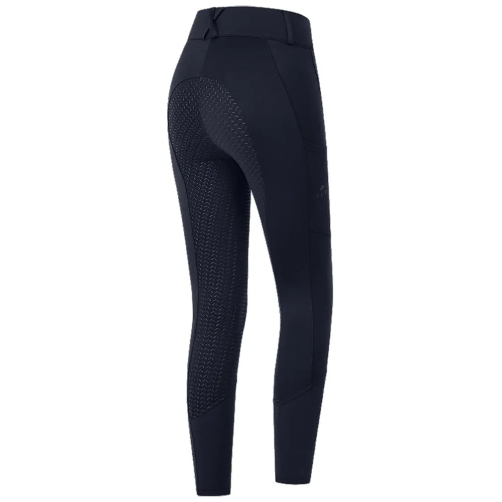 E.L.T. Essential pantaloni equitazione vita alta silicone
