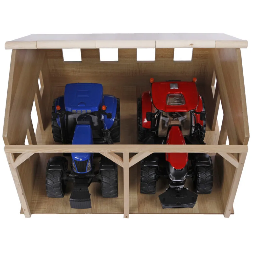 Beikircher Grünland Farm Shed capannone giocattolo 2 posti 1:16 legno
