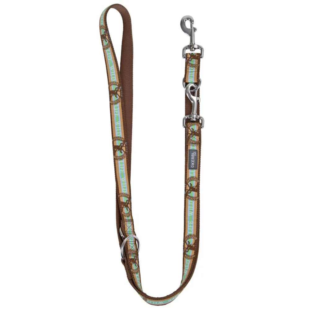 Beikircher Grünland Wild Life guinzaglio cane nylon 100 cm marrone